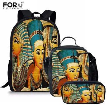 FORUDESIGNS 3Pcs/Set School Bags for girls Egyptian Goddesses Epic Surprise Ancient Girls School Bags Kids Rucksack For Children
FORUDESIGNS 3Pcs/Set School Bags for girls Egyptian Goddesses Epic Surprise Ancient Girls School Bags Kids Rucksack For Children