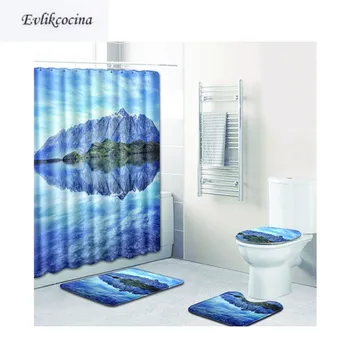 Free Shipping 4Pcs Ice Mountain Banyo Paspas Bath Mats Set Anti slip Bathroom Tapete Banheiro Washable Toilet Rugs Alfombra Bano
Free Shipping 4Pcs Ice Mountain Banyo Paspas Bath Mats Set Anti slip Bathroom Tapete Banheiro Washable Toilet Rugs Alfombra Bano