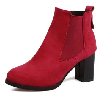 Sapato Feminino Women Ankle Boots Shoes Woman Chunky High Heels Pumps Faux Suede Gladiator Slip On Elastic Chaussure XZ181681
Sapato Feminino Women Ankle Boots Shoes Woman Chunky High Heels Pumps Faux Suede Gladiator Slip On Elastic Chaussure XZ181681
