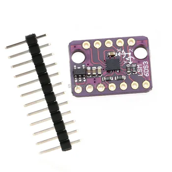 WQScosea Q8S-55 LSM6DS3 6DOF 3 Axis Accelerometer 3 Axis Gyroscope Inertial IIC SPI Transmission Board temperature sensor
WQScosea Q8S-55 LSM6DS3 6DOF 3 Axis Accelerometer 3 Axis Gyroscope Inertial IIC SPI Transmission Board temperature sensor