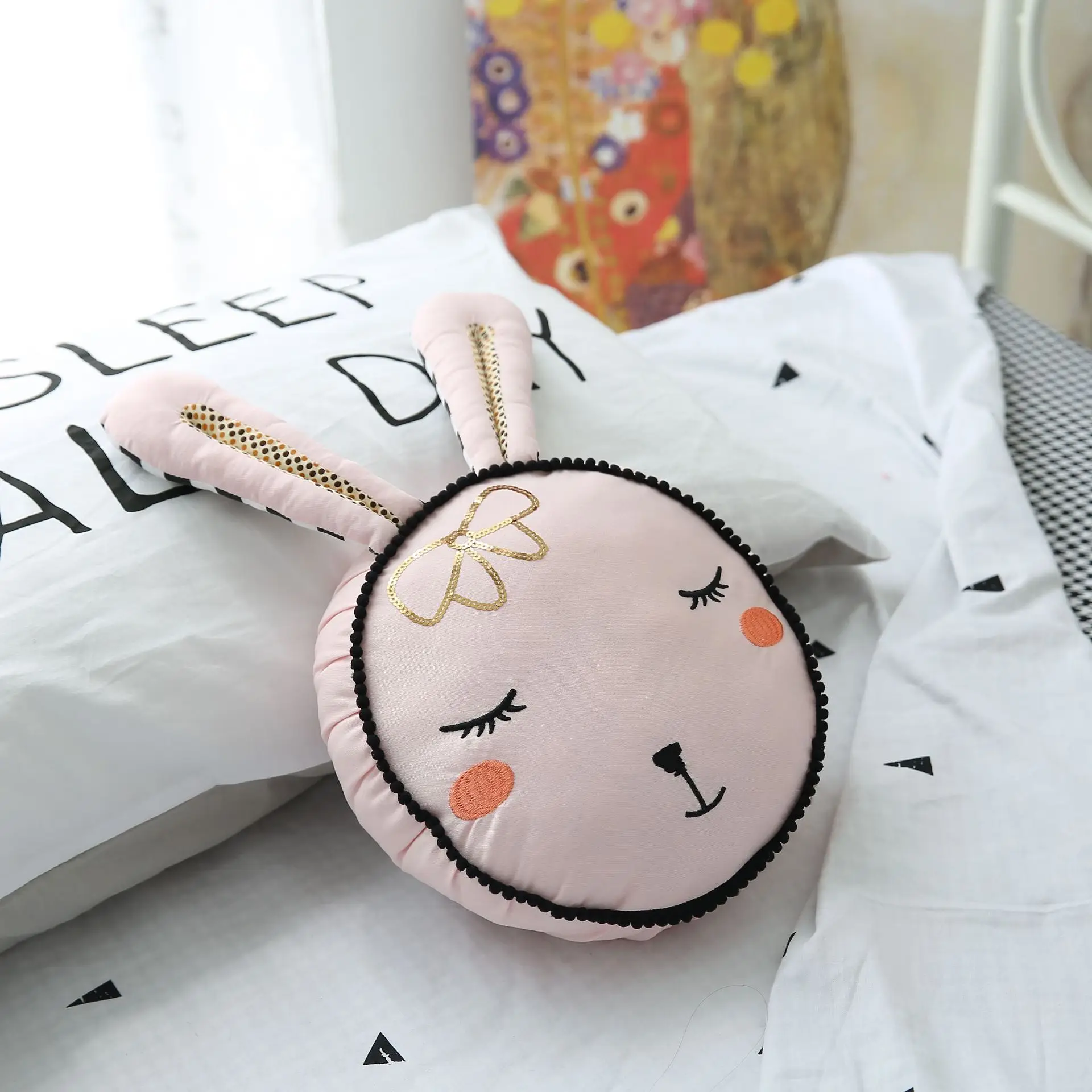 Newborn Pink Rabbit Pillow Photography Props PP Cotton Multi-functional Cartoon Toddler Bed Bumper In The Crib Infant Room Decor
Newborn Pink Rabbit Pillow Photography Props PP Cotton Multi-functional Cartoon Toddler Bed Bumper In The Crib Infant Room Decor