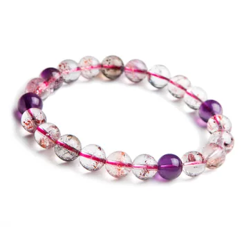 9mm Genuine Natural Rutilated Quartz Bracelets For Women Female Stretch Super Seven Melody Stone Crystal Round Bead Bracelet
9mm Genuine Natural Rutilated Quartz Bracelets For Women Female Stretch Super Seven Melody Stone Crystal Round Bead Bracelet