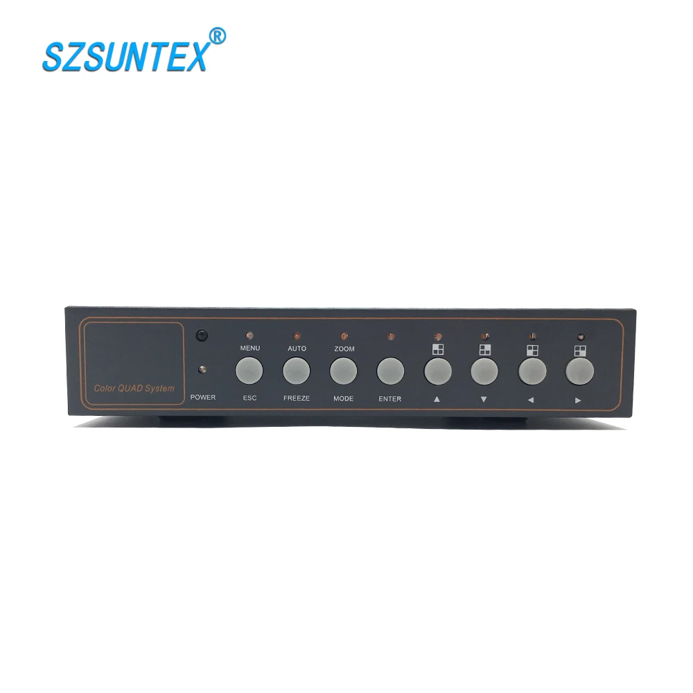 SUNTEX Upgrade Version 4 Channel cctv multiplexer VGA output video Quad Splitter processor
SUNTEX Upgrade Version 4 Channel cctv multiplexer VGA output video Quad Splitter processor