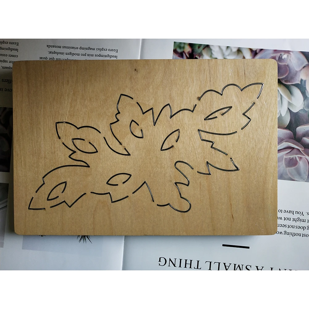 Christmas leaf wood die cut Mold accessories for Leather paper felt Steel Punch -leather crafts Wood laser die Metal cutting die
Christmas leaf wood die cut Mold accessories for Leather paper felt Steel Punch -leather crafts Wood laser die Metal cutting die