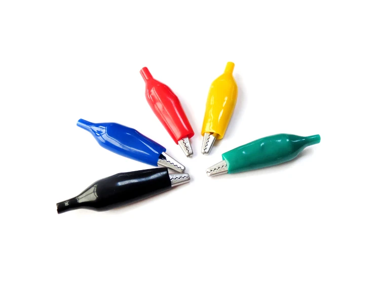 1 piece Crocodile Alligator Clips electrical Test Clamp Wire Clip terminal 45mm Testing Clip 6 colors YM049
1 piece Crocodile Alligator Clips electrical Test Clamp Wire Clip terminal 45mm Testing Clip 6 colors YM049