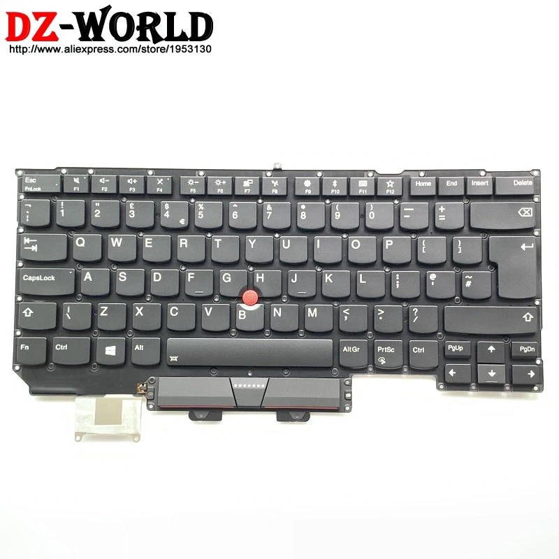New Original GB UK English Backlit Keyboard for Lenovo Thinkpad X1 Carbon 5th 6th Backlight Teclado 01ER652 SN20M08060
New Original GB UK English Backlit Keyboard for Lenovo Thinkpad X1 Carbon 5th 6th Backlight Teclado 01ER652 SN20M08060
