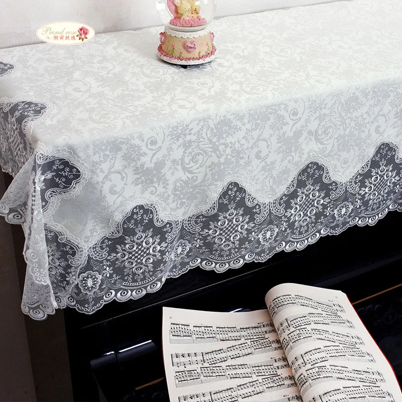 Proud Rose White Lace Piano Cover Embroidery Piano Towel European Piano Half Cover General Dustproof Cover Cloth
Proud Rose White Lace Piano Cover Embroidery Piano Towel European Piano Half Cover General Dustproof Cover Cloth