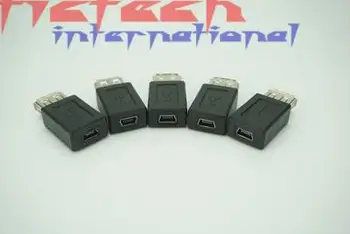 by dhl or ems 2000pcs USB 2.0 A type female to mini usb 5pin Female adapter A to Mini B
by dhl or ems 2000pcs USB 2.0 A type female to mini usb 5pin Female adapter A to Mini B