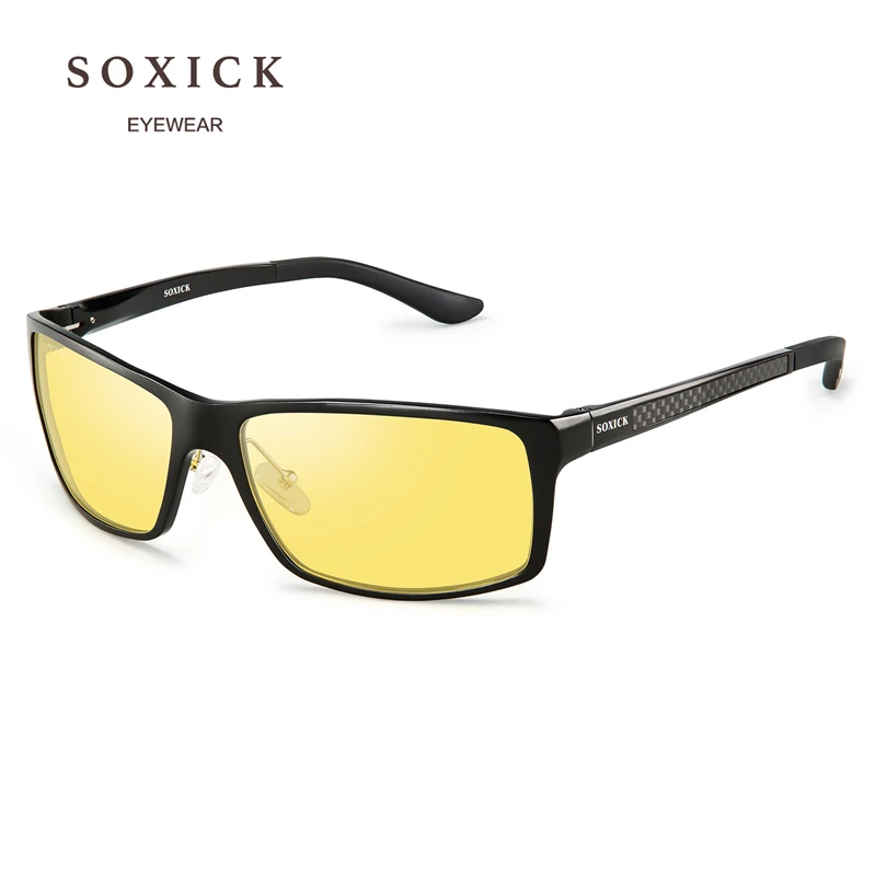 SOXICK Brand Night Version Polarized Sunglasses Yellow Lens Anti Glare Safety Men Women Driving Glasses Handmade Sport Eyewear
SOXICK Brand Night Version Polarized Sunglasses Yellow Lens Anti Glare Safety Men Women Driving Glasses Handmade Sport Eyewear