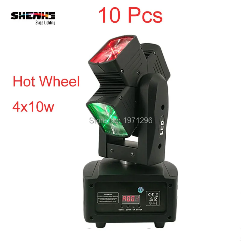 10 Pcs Projector LED 4x10W HOT Wheel LED Beam Light 6/8/12/14 Channels RGBW 4in1 Moving Head Stage Lighting For DJ Disco Party
10 Pcs Projector LED 4x10W HOT Wheel LED Beam Light 6/8/12/14 Channels RGBW 4in1 Moving Head Stage Lighting For DJ Disco Party