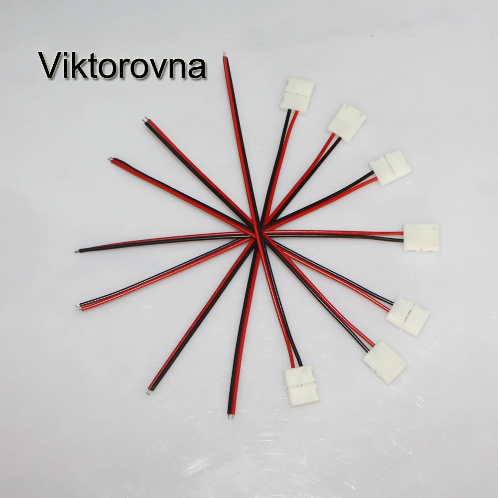 10pcs/lot 10mm 2 pin free solder LED Connector Cable wire PCB Connector Adapter For 5050 5630 7020 Single Color led Strip 2 Pins
10pcs/lot 10mm 2 pin free solder LED Connector Cable wire PCB Connector Adapter For 5050 5630 7020 Single Color led Strip 2 Pins