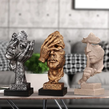 Nordic resin People face art figurine vintage statues home decor craft room decoration objects office Retro abstract head statue
Nordic resin People face art figurine vintage statues home decor craft room decoration objects office Retro abstract head statue