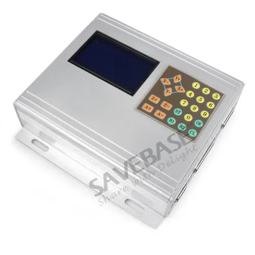4 Axis CNC Router TB6560 Stepper Driver + Display + Control Pad + Aluminium Box
4 Axis CNC Router TB6560 Stepper Driver + Display + Control Pad + Aluminium Box