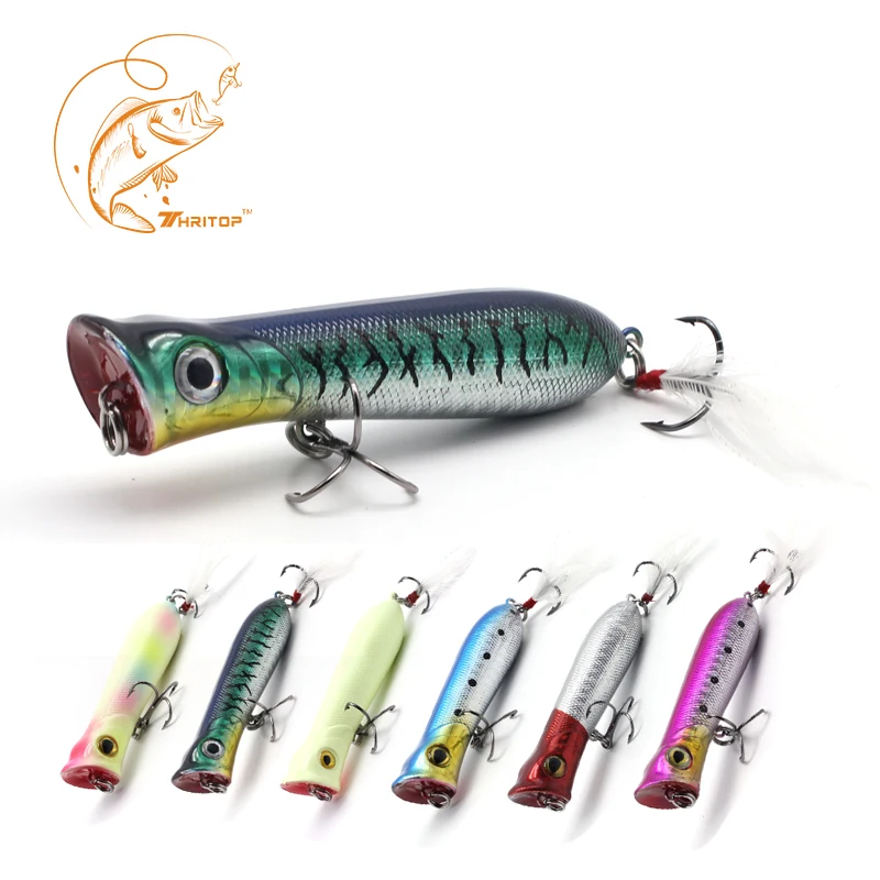 Thritop New Fishing Lure Quality Good Hard Bait 85mm 12g TP046 Professional 6 Different Colors Popper Fishing Accessories Tools
Thritop New Fishing Lure Quality Good Hard Bait 85mm 12g TP046 Professional 6 Different Colors Popper Fishing Accessories Tools