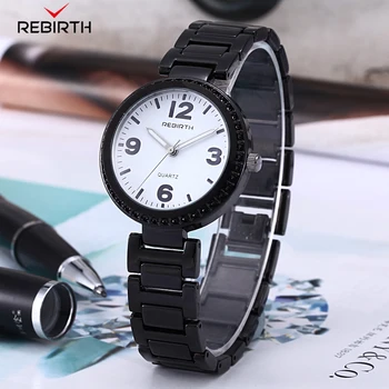 REBIRTH Watches For Women Stainless Steel Ladies Watch Women Leather Quartz Watch Business relogio feminino Clock reloj mujer
REBIRTH Watches For Women Stainless Steel Ladies Watch Women Leather Quartz Watch Business relogio feminino Clock reloj mujer