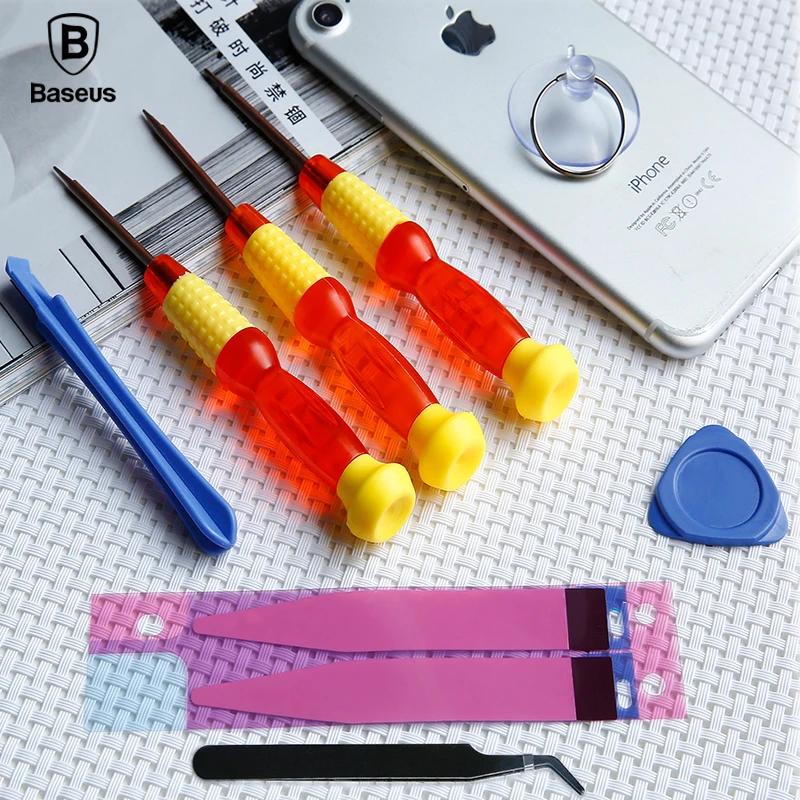 Baseus 8 in 1 Battery Repair Tools Kit for iPhone 8 7 6 5 Mobile Phone Battery Replacement Repair Tool Set For iPhone 8 7 6 Plus
Baseus 8 in 1 Battery Repair Tools Kit for iPhone 8 7 6 5 Mobile Phone Battery Replacement Repair Tool Set For iPhone 8 7 6 Plus