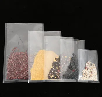 50pcs Transparent tea moisture-proof sealed food packaging bag vacuum compression three-side sealing plastic bags
50pcs Transparent tea moisture-proof sealed food packaging bag vacuum compression three-side sealing plastic bags