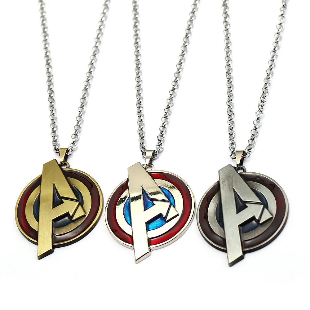 Movie Jewelry Avengers Infinity War Necklace Letter A Captain America Shield Metal Pendant Chains Charm Gifts
Movie Jewelry Avengers Infinity War Necklace Letter A Captain America Shield Metal Pendant Chains Charm Gifts