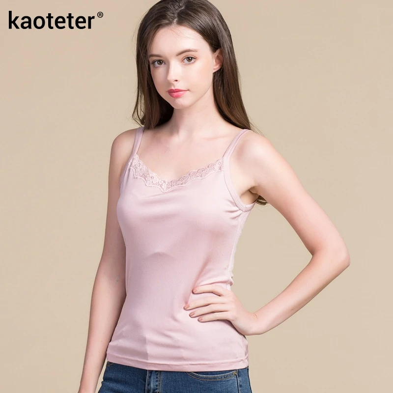 100% Pure Silk Silk Camisole Vest Women's Outer Wear Bottoming Wild Lace Silk Sleeveless Shirt Summer
100% Pure Silk Silk Camisole Vest Women's Outer Wear Bottoming Wild Lace Silk Sleeveless Shirt Summer