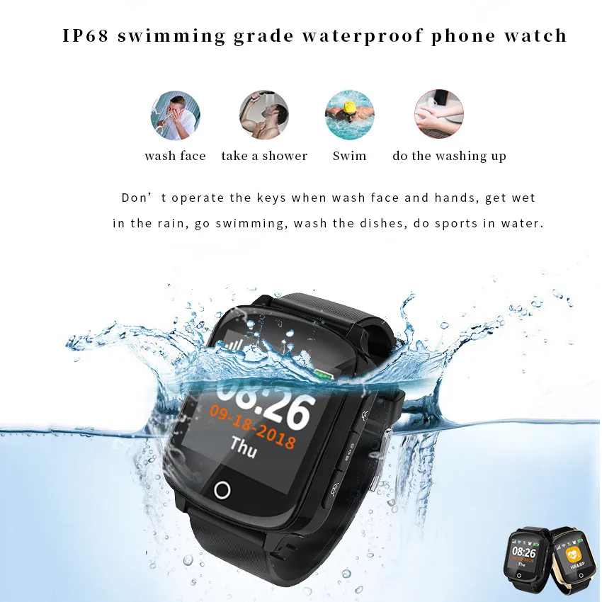 GPS+LBS+Wifi Anti-Lost Smart Bracelet Band With Heart rate Monitor ECG Blood Pressure IP68 Fitness Tracker Wrisatband SmartWatch
GPS+LBS+Wifi Anti-Lost Smart Bracelet Band With Heart rate Monitor ECG Blood Pressure IP68 Fitness Tracker Wrisatband SmartWatch