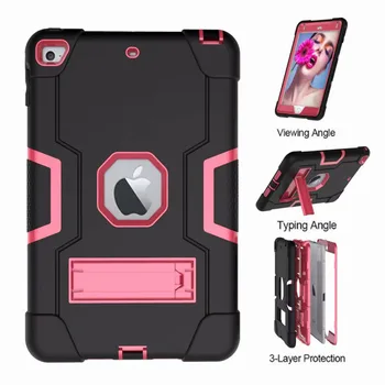 Soft silicone + PC child safety shockproof cover for Apple iPad Mini4/Mini5 inch tablet child robot hybrid bracket
Soft silicone + PC child safety shockproof cover for Apple iPad Mini4/Mini5 inch tablet child robot hybrid bracket