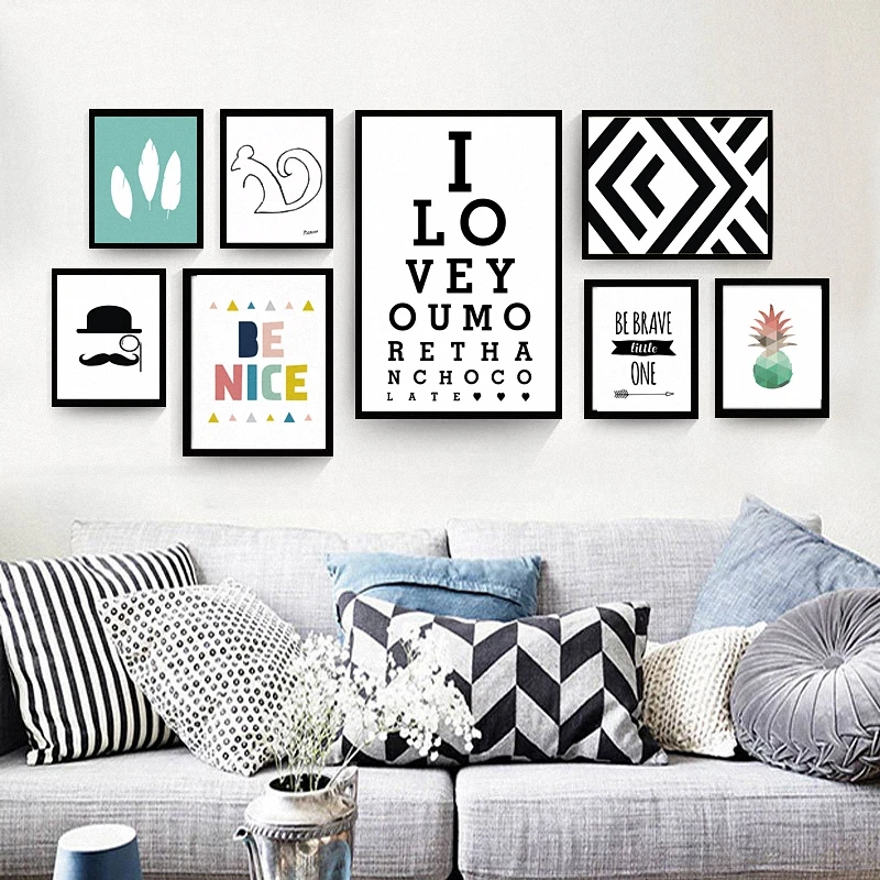 Modern Nordic Decoration Canvas Painting Letter Collection Art Print Poster Wall Picture Minimalist Typography Living Room deco
Modern Nordic Decoration Canvas Painting Letter Collection Art Print Poster Wall Picture Minimalist Typography Living Room deco