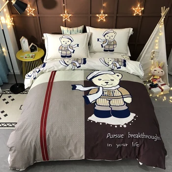 Home textile new all cottongrinding MAO cartoon. cute little bear four-piece set. suit for Kids bedding set.bedding ste.
Home textile new all cottongrinding MAO cartoon. cute little bear four-piece set. suit for Kids bedding set.bedding ste.