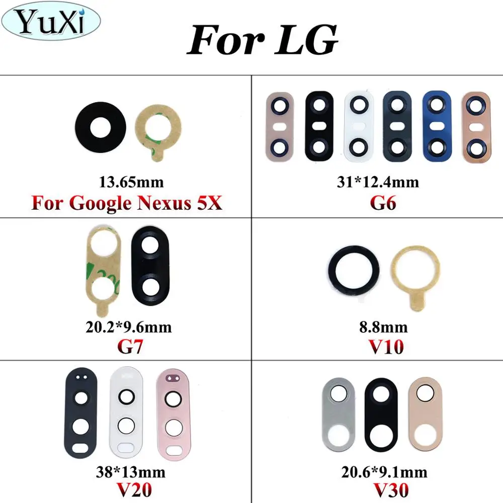 YuXi Back Camera Glass For LG G6 G7 V10 V20 V30 for Google nexus 5X Rear Camera Glass Lens With Sticker Glue Ahesive Replacement
YuXi Back Camera Glass For LG G6 G7 V10 V20 V30 for Google nexus 5X Rear Camera Glass Lens With Sticker Glue Ahesive Replacement