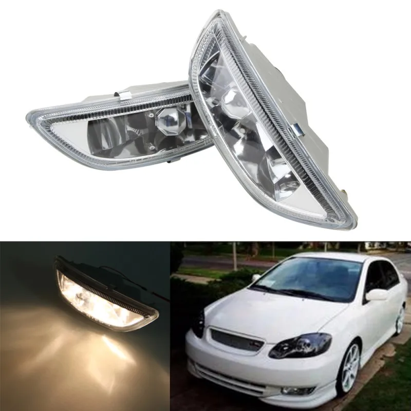 1 Pair Front Bumper Clear Driving Fog Lights Headlight With Bulbs Transparent Lens For Toyota Corolla 2001-2002
1 Pair Front Bumper Clear Driving Fog Lights Headlight With Bulbs Transparent Lens For Toyota Corolla 2001-2002