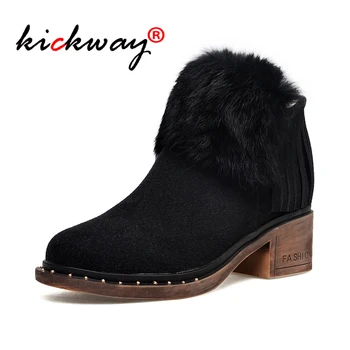 Women Winter Boots Ankle Strap Snow Boots real Cow Suede Female Warm Fur Plush Insole High Quality Botas Mujer Large Size 34-43
Women Winter Boots Ankle Strap Snow Boots real Cow Suede Female Warm Fur Plush Insole High Quality Botas Mujer Large Size 34-43