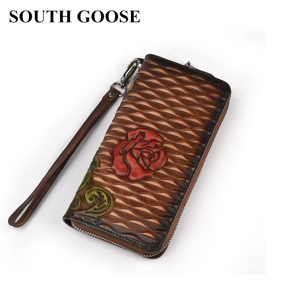 SOUTH GOOSE Women Wallet Genuine Leather High Quality Long Design Clutch Cowhide Wallet Cell Phone Card Holder Female Coin Purse
SOUTH GOOSE Women Wallet Genuine Leather High Quality Long Design Clutch Cowhide Wallet Cell Phone Card Holder Female Coin Purse