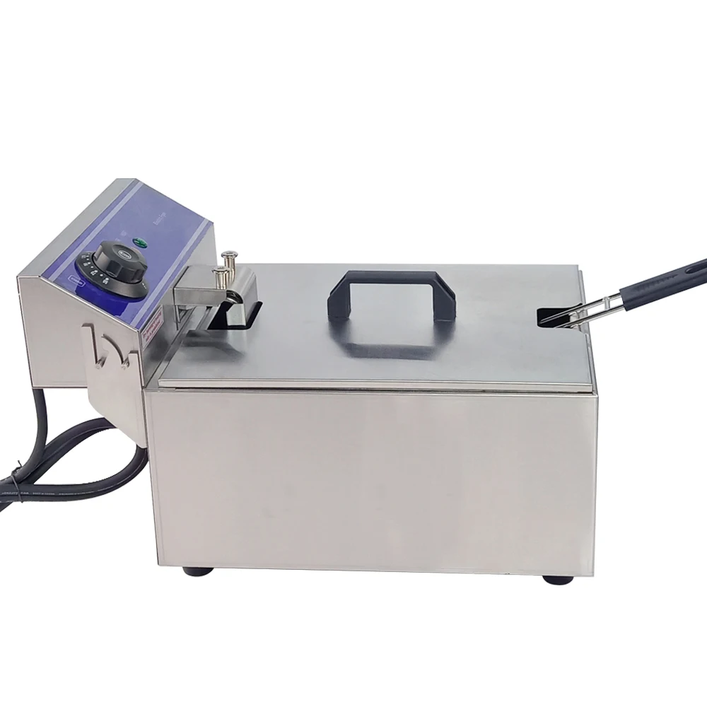Mini Potato Chips Deep Fryer Home Use Thickenal Fryer Frying Machine Somkeless Grill Fried Chicken Fried Dough Sticks Frying Pan
Mini Potato Chips Deep Fryer Home Use Thickenal Fryer Frying Machine Somkeless Grill Fried Chicken Fried Dough Sticks Frying Pan