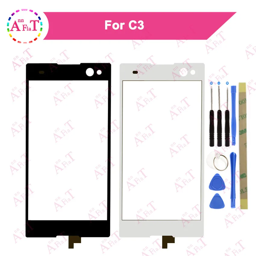 5 "для Sony Xperia C3 D2533 D2502 сенсорный экран дигитайзер Датчик внешняя стеклянная
