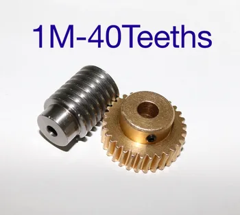 1M-40Teeth 1:40 Precision Copper Worm Gear Rod Screw Machine Parts Gear Hole:8mm Rod Hole:6mm
1M-40Teeth 1:40 Precision Copper Worm Gear Rod Screw Machine Parts Gear Hole:8mm Rod Hole:6mm