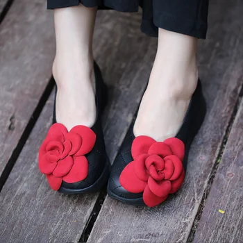 women 2019 genuine leather low heel slip on driving flower shoes female spadrilles moccasins toe loafers espadrillas 1585
women 2019 genuine leather low heel slip on driving flower shoes female spadrilles moccasins toe loafers espadrillas 1585