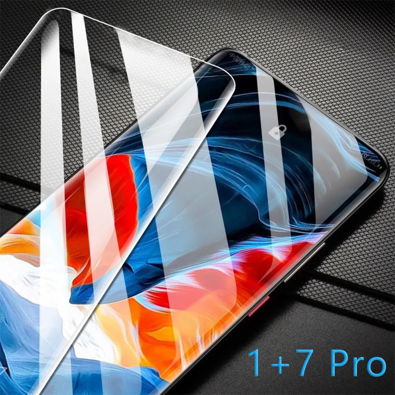 Чехол из закаленного стекла для телефона oneplus 7 pro чехол etui защитный аксессуары на