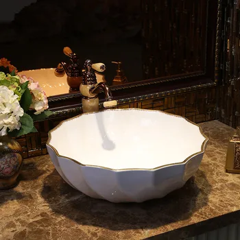 Glazed color porcelain handmade art countertop bathroom sink basin Vessel Sinks Bathroom
Glazed color porcelain handmade art countertop bathroom sink basin Vessel Sinks Bathroom