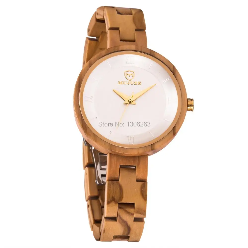 New Fashion Brand Exquisite Wooden Women Wristwatch Fashion 3 Colors Wood Dress Watch Women Casual Watch Wood With Gift Box
New Fashion Brand Exquisite Wooden Women Wristwatch Fashion 3 Colors Wood Dress Watch Women Casual Watch Wood With Gift Box