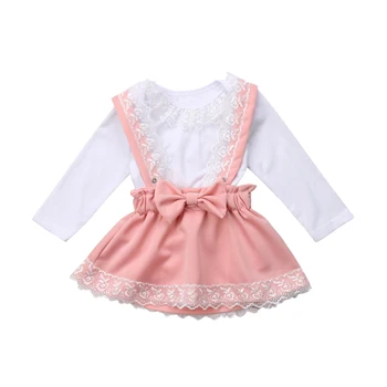 Baby Girl Bodysuit Tops Long Sleeve Lace Bow Party Skirt 2pcs Cute Clothing Newborn Baby Girls Lace Clothes 0-3T
Baby Girl Bodysuit Tops Long Sleeve Lace Bow Party Skirt 2pcs Cute Clothing Newborn Baby Girls Lace Clothes 0-3T
