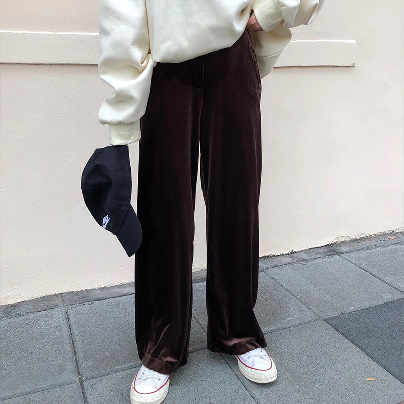 4colors 2018 autumn and winter Fashion Velvet Pants Women High Waist Trousers Street vintage Style long pants womens (X982)
4colors 2018 autumn and winter Fashion Velvet Pants Women High Waist Trousers Street vintage Style long pants womens (X982)