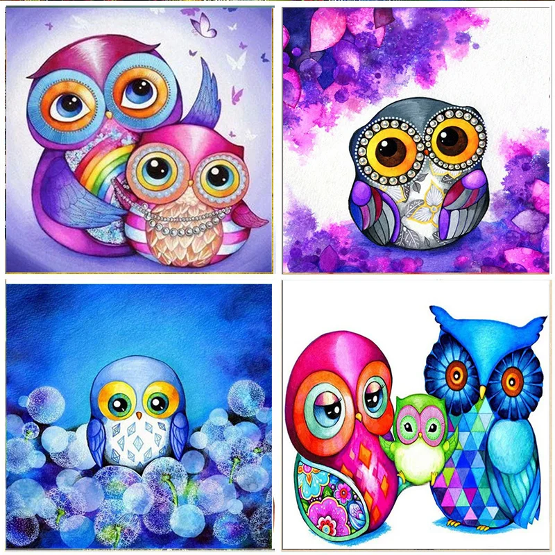 5D Diamond Painting Cartoon Owl Round Drill Embroidery 3D DIY Animal Home Decoration Mosaic Crystal Cross Stitch Handmade Gifts
5D Diamond Painting Cartoon Owl Round Drill Embroidery 3D DIY Animal Home Decoration Mosaic Crystal Cross Stitch Handmade Gifts