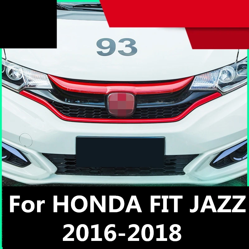 For HONDA FIT JAZZ 2016-2018 Bumper Air-inlet Grille Trims Front Grille Strip Center Racing Cover decoration Auto Accessories
For HONDA FIT JAZZ 2016-2018 Bumper Air-inlet Grille Trims Front Grille Strip Center Racing Cover decoration Auto Accessories