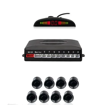 Car Reverse Parking Radar System with 8 Parking Sensors Distance Detection + LED Distance Display + Sound Warning (Black Color)
Car Reverse Parking Radar System with 8 Parking Sensors Distance Detection + LED Distance Display + Sound Warning (Black Color)