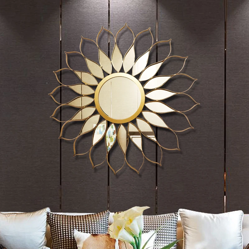 Modern Wrought Iron Sun Shape Decorative Mirror Wall Hangings Crafts Home Livingroom Wall Mural Decoration Corridor Ornament Art
Modern Wrought Iron Sun Shape Decorative Mirror Wall Hangings Crafts Home Livingroom Wall Mural Decoration Corridor Ornament Art