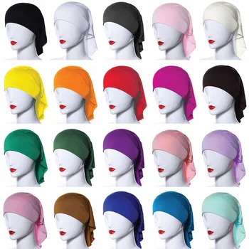 20 Colors Muslim Women Soft Bone Ninja Inner Hijab Caps Islamic Under scarf Hats Islamic Head Cover Chemo Cancer Headwear Wrap N
20 Colors Muslim Women Soft Bone Ninja Inner Hijab Caps Islamic Under scarf Hats Islamic Head Cover Chemo Cancer Headwear Wrap N