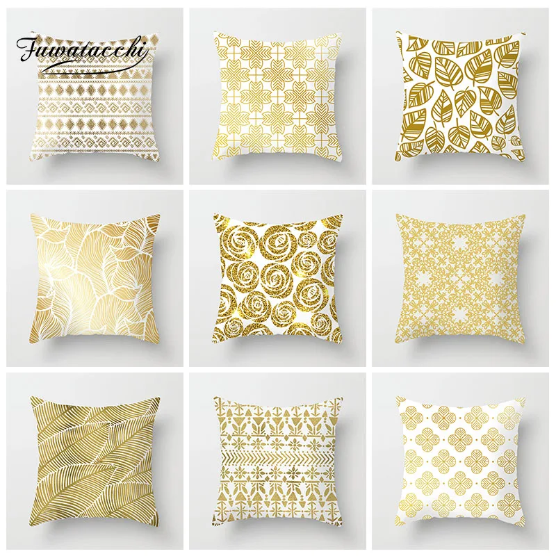 Fuwatacchi Printed Floral Cushion Cover Golden Hot Pillow Cover Home Sofa Chair Decorative Throw Soft Pillowcase
Fuwatacchi Printed Floral Cushion Cover Golden Hot Pillow Cover Home Sofa Chair Decorative Throw Soft Pillowcase