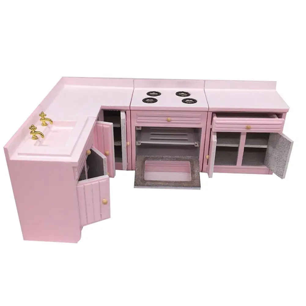 4Pcs/Set 1/12 Wooden Kitchen Cabinet Dollhouse Accessories Kids Pretend Play Toy
4Pcs/Set 1/12 Wooden Kitchen Cabinet Dollhouse Accessories Kids Pretend Play Toy