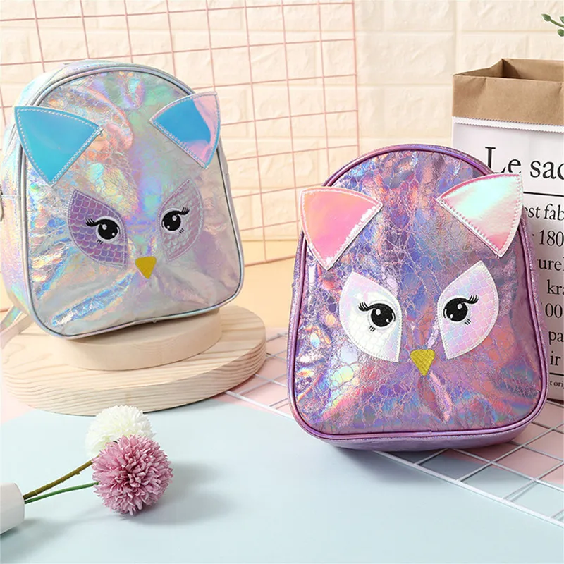 New Cartoon Backpack Owl PU Laser Backpack Children Cute Small Bag Ladies Travel Bag
New Cartoon Backpack Owl PU Laser Backpack Children Cute Small Bag Ladies Travel Bag