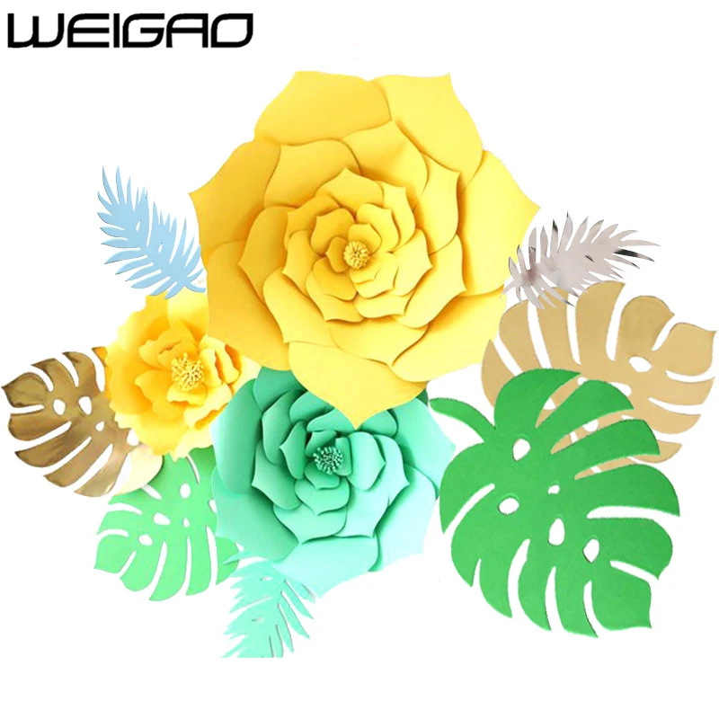 WEIGAO 2pcs 20cm DIY Paper Flowers Fake Leaves Flower Home Weeding Decoration Decorating Artificial Flowers Lace Decorative
WEIGAO 2pcs 20cm DIY Paper Flowers Fake Leaves Flower Home Weeding Decoration Decorating Artificial Flowers Lace Decorative
