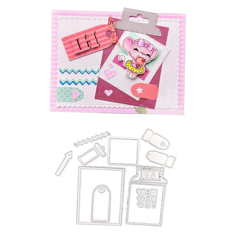 Julyarts Labels Tag Cutting Dies Metal DIY Scrapbooking Heart Farme Craft Metal Cutting Die Set Indexes
Julyarts Labels Tag Cutting Dies Metal DIY Scrapbooking Heart Farme Craft Metal Cutting Die Set Indexes